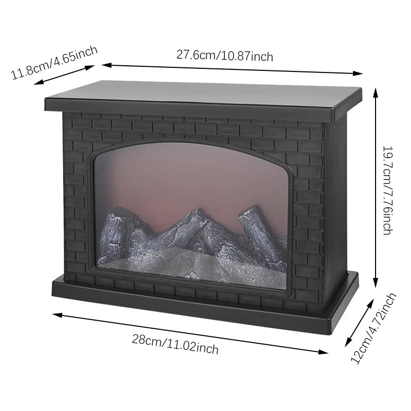 Lampka kominkowa LED - idealna dekoracja stołowa na święta i prezent