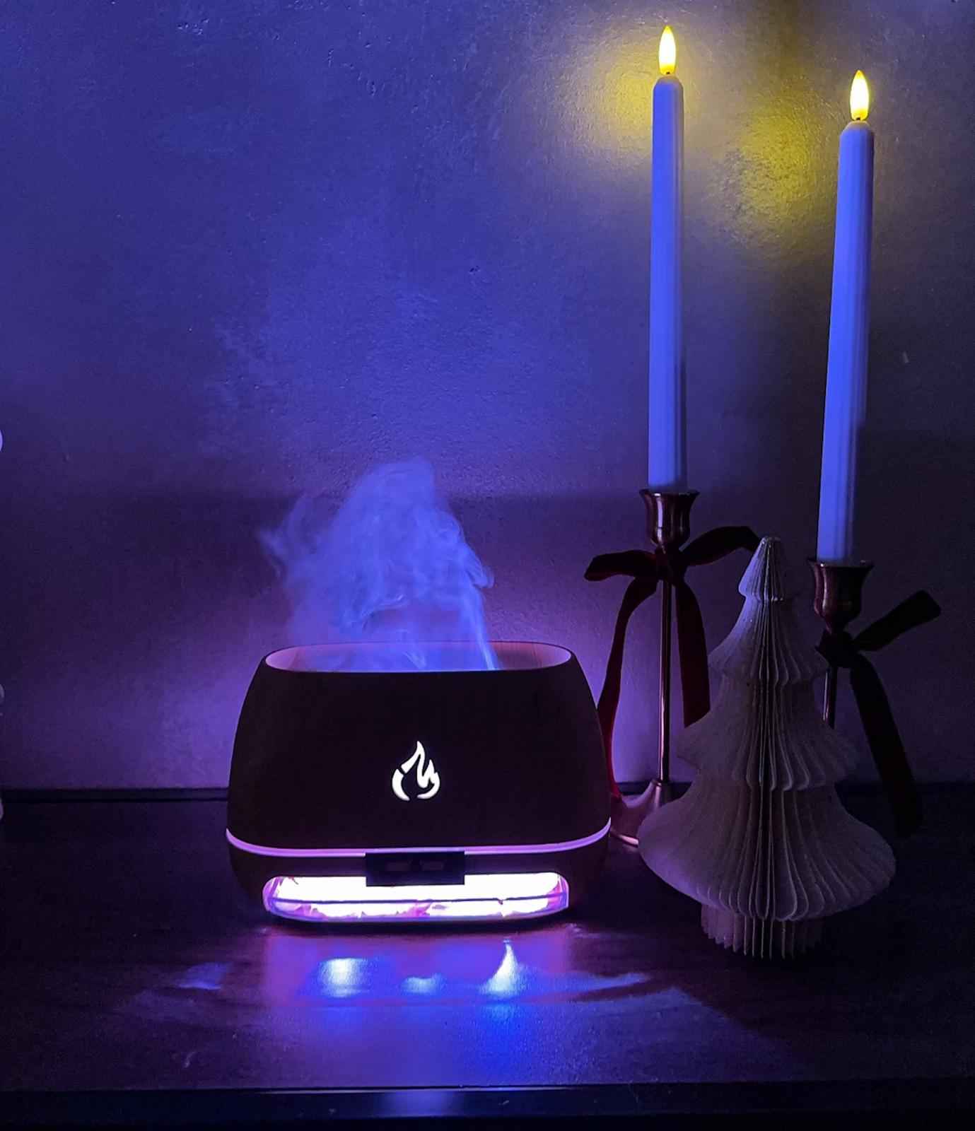 Dyfuzor aromatyczny z efektem płomienia 3D - widok z przodu